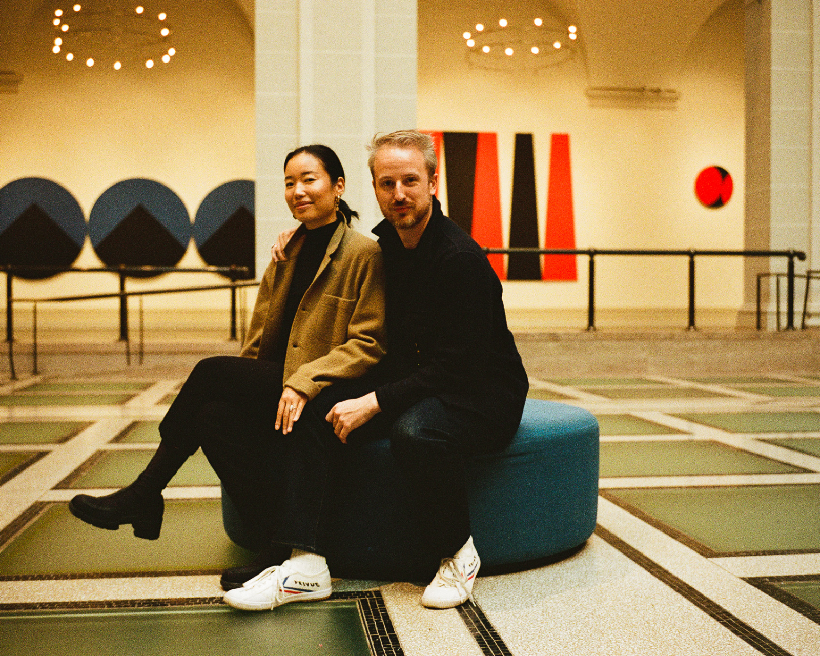 Connor and Janet at a museum